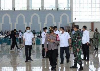 Pelaksanaan Vaksinasi di Gedung Banda Aceh Convention Hall Berjalan Sesuai Protokol Kesehatan