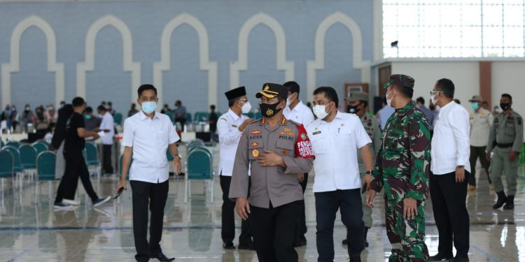 Pelaksanaan Vaksinasi di Gedung Banda Aceh Convention Hall Berjalan Sesuai Protokol Kesehatan