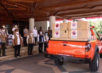 Aceh Terima Bantuan Mesin PCR dan Masker dari BNPB