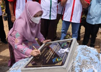Dyah Erti Resmikan Rumah Garam Aceh, di Gampong Pande