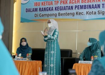 Ketua PKK Aceh Ajak Semua Kalangan Sukseskan Vaksinasi Covid-19