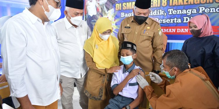 Sekda Minta Wali Kelas Upayakan Strategi Efektif Untuk Percepatan Vaksin Siswa
