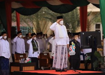 Pemerintah Aceh Peringati HSN, Sekda Inspektur Upacara
