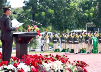 Hari Pahlawan Tahun 2021, Pangdam Iskandar Muda Pimpin Upacara di Kantor Gubernur Aceh