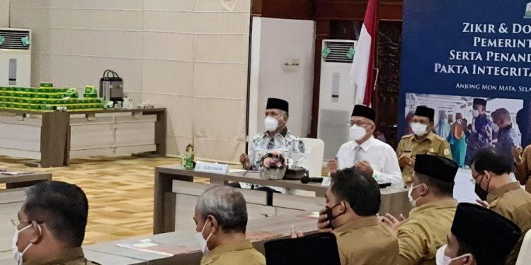 Gubernur Aceh Apresiasi Kerja Keras Pihak Sekolah Dalam Suksesi Vaksinasi Covid-19