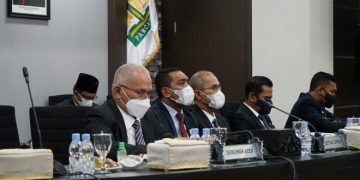 Bahas RAPBA 2022, DPRA Gelar Paripurna