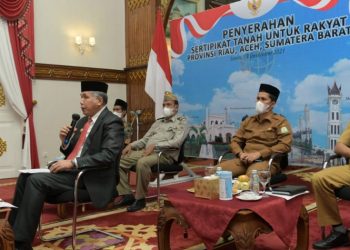 Pemerintah Aceh Dukung Pelaksanaan Program PTSL Kementerian ATR/BPN