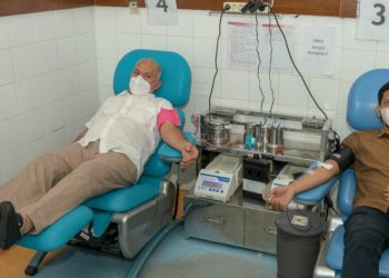 Sekda Ikut Donor Darah Bersama ASN Humpro