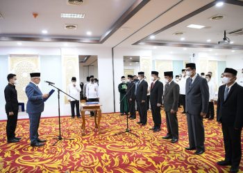Sekda Lantik 6 Pejabat Eselon II di Lingkungan Pemerintah Aceh
