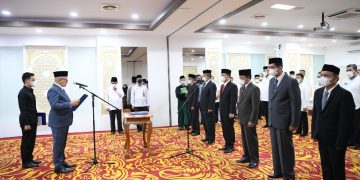 Sekda Lantik 6 Pejabat Eselon II di Lingkungan Pemerintah Aceh