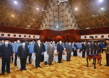 Tindaklanjuti SOTK Baru, Gubernur Kukuhkan Pejabat Struktural di Lingkungan Setda Aceh