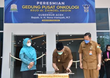 Gubernur Resmikan Gedung Onkologi RSUDZA