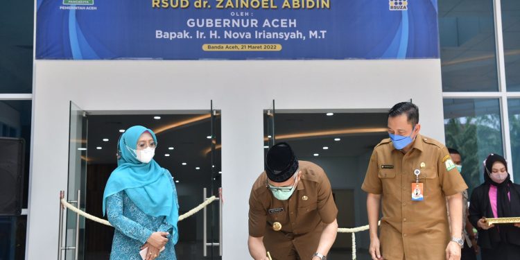 Gubernur Resmikan Gedung Onkologi RSUDZA