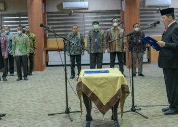 Kepala Perwakilan BPKP Aceh Dikukuhkan Pj Gubernur Aceh Achmad Marzuki: Koordinasikan Pengawasan Program Pembangunan Daerah
