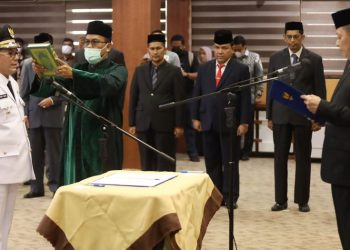Pj Gubernur Aceh Lantik Bakri Siddiq jadi Pj Wali Kota Banda Aceh