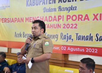 Jelang PORA XIV,  Pj Bupati Aceh Besar Rakor dengan Pengurus Cabor