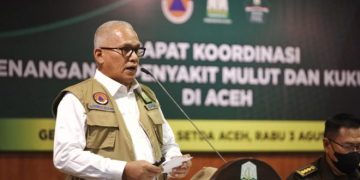 Sekda Aceh Paparkan Langkah Penanganan dan Pengendalian Penyebaran Wabah PMK