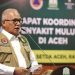 Sekda Aceh Paparkan Langkah Penanganan dan Pengendalian Penyebaran Wabah PMK