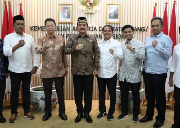 Pj Gubernur Aceh bersama Menteri ATR / BPN Bahas Butir MoU Helsinki Soal Lahan Kombatan