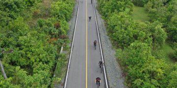 Promosikan Wisata Alam Jantho, Pj Bupati Aceh Besar Gowes ke Krueng Jalin