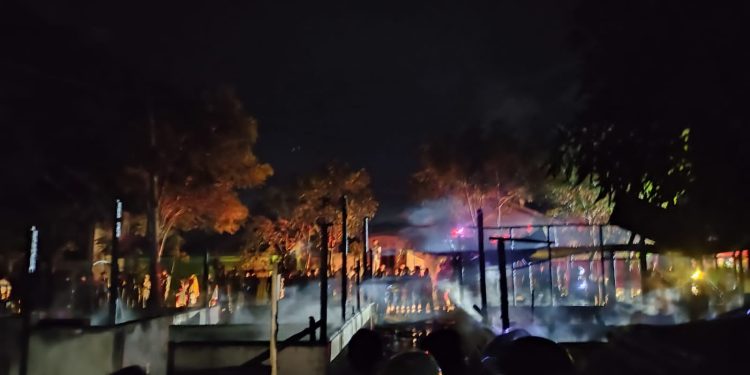 Empat Unit Rumah di Meunasah Papeun Ludes Diamuk Api