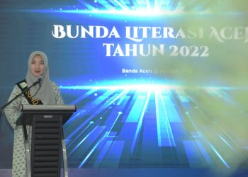 Ayu Marzuki Dikukuhkan Sebagai Bunda Literasi Aceh