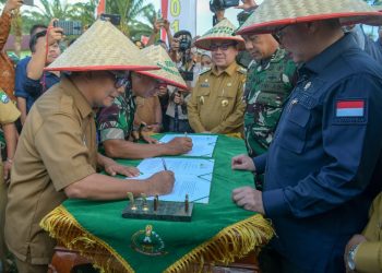 Disaksikan Wamentan, Disnak Aceh dan Korem 012/TU Tandatangani Kerjasama Ketahanan Pangan dan Pengendalian Inflasi