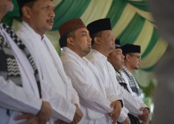 Pj Bupati Aceh Besar Hadiri Upacara Hari Santri Nasional di Pesantren Al-Manar