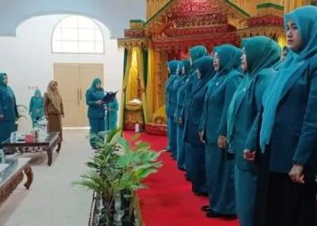 Pj Ketua TP PKK Aceh Besar Lantik Ketua TP-PKK Kecamatan se-Aceh Besar