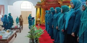 Pj Ketua TP PKK Aceh Besar Lantik Ketua TP-PKK Kecamatan se-Aceh Besar
