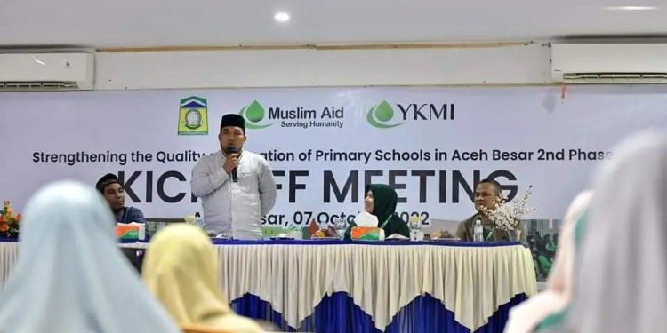 Pj Bupati Apresiasi YKMI, Bawa Program Penguatan Kualitas Pendidikan Tingkat SD ke Aceh Besar