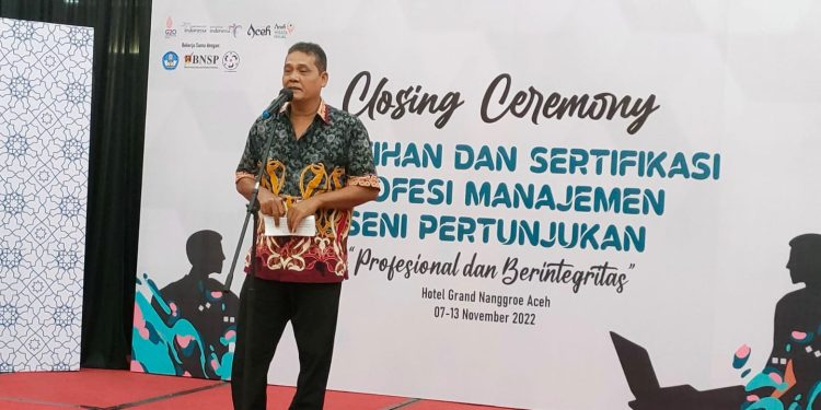 Peserta Apresiasi Penyelenggaraan Event Pelatihan dan Sertifikasi Profesi Seni Pertunjukan