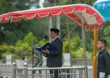 Asisten I Pimpin Upacara HKN 2022 di Aceh