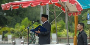 Asisten I Pimpin Upacara HKN 2022 di Aceh