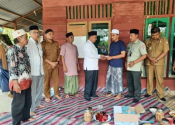 Pemkab Aceh Besar Santuni Korban Runtuhnya Tebing Gle Geunteng