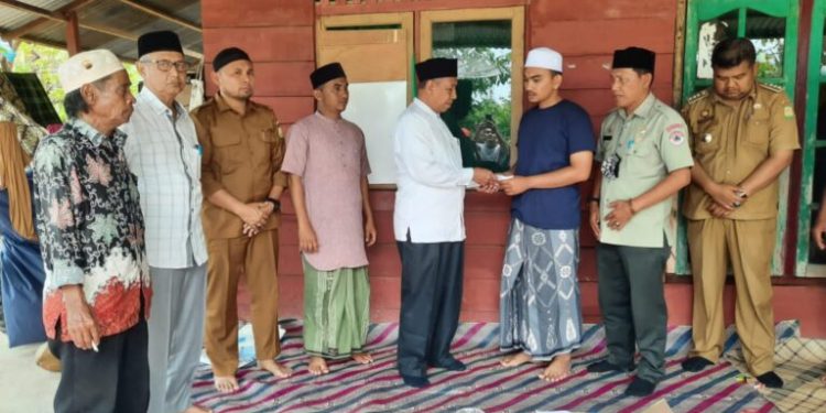 Pemkab Aceh Besar Santuni Korban Runtuhnya Tebing Gle Geunteng