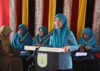 Ayu Marzuki Berikan Pembinaan Gammawar di Gampong Geuceu Meunara