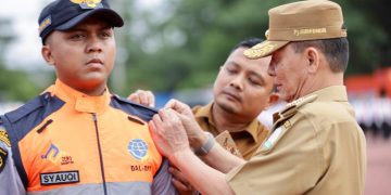 Pj Gubernur Irup Apel Gelar Pasukan Pengamanan Nataru di Mapolda Aceh