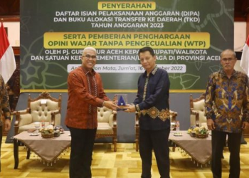 WTP Tujuh Tahun Secara Beruntun, Pemerintah Aceh Terima Penghargaan dari Kemenkeu