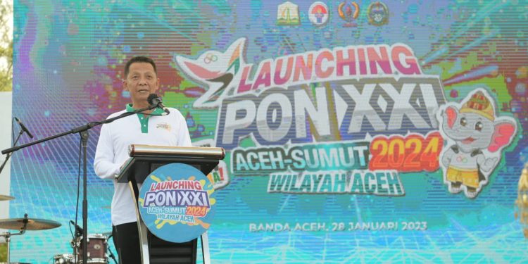Luncurkan Maskot PON XXI Aceh-Sumut 2024, Ini Pesan Pj Gubernur