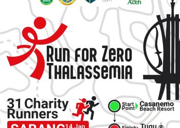 Para Pelari Kampanyekan “Zero Thalassemia” di Aceh