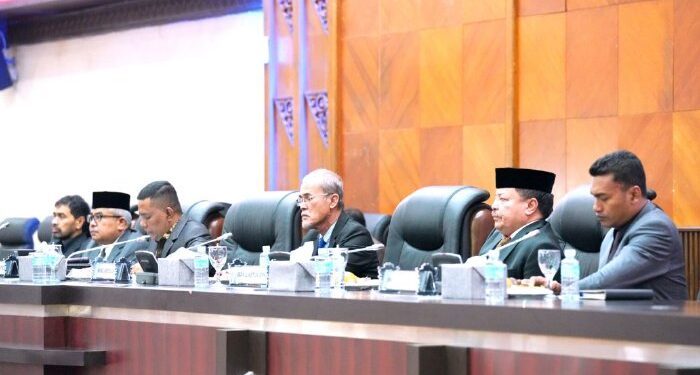 DPRA Gelar Paripurna Pembukaan Masa Persidangan I Tahun 2023
