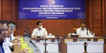 Pemerintah Aceh Gelar Rakor Perhubungan Bersama Menhub