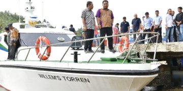 Pj Bupati Ikut Peusijuek, KMP Willem Toren, Kapal Operasional BPKS di Pulo Aceh
