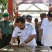 Pj Bupati Aceh Besar Bersama Anggota DPR RI Irmawan Resmikan Jembatan Gantung Siron Blang