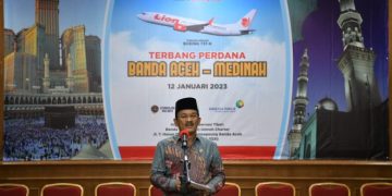 Pemerintah Aceh Lepas Keberangkatan Jamaah Umrah Aceh, Langsung dari Bandara SIM