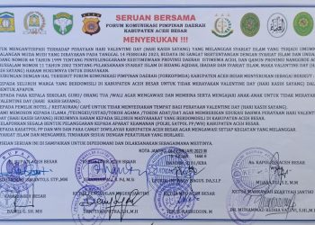 MPU Apresiasi Seruan Forkopimda Aceh Besar Tentang Larangan Merayakan Valentine Day