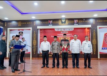 Gubernur Kukuhkan Tim Percepatan Akses Keuangan Daerah Lima Kabupaten di Nagan Raya