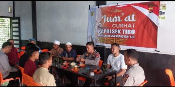 Polsek Tiro Gelar Program Jumat Curhat, Media Komunikasi Polri dan Masyarakat