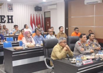 Sekda Bersama Kapolda Aceh Ikut Rakernis Fungsi Lantas 2023